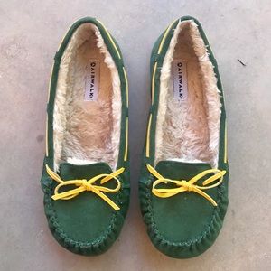 Airwalk Moccasins Green Yellow Packers